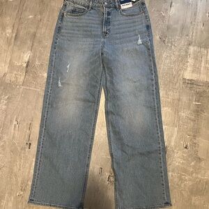Old Navy  High Rise Ski-High Wide Leg Jeans Sz 10 NWT
